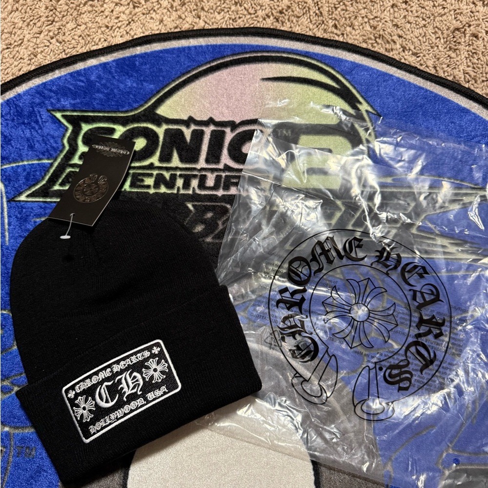 Chrome Hearts Black Knit Hat